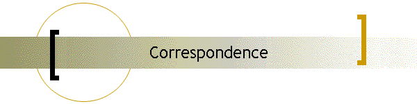 Correspondence
